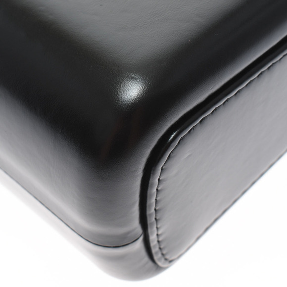 Chanel Black Gold Silver Hardware Vintage Calfskin Shoulder Bag - Picture 5 of 12